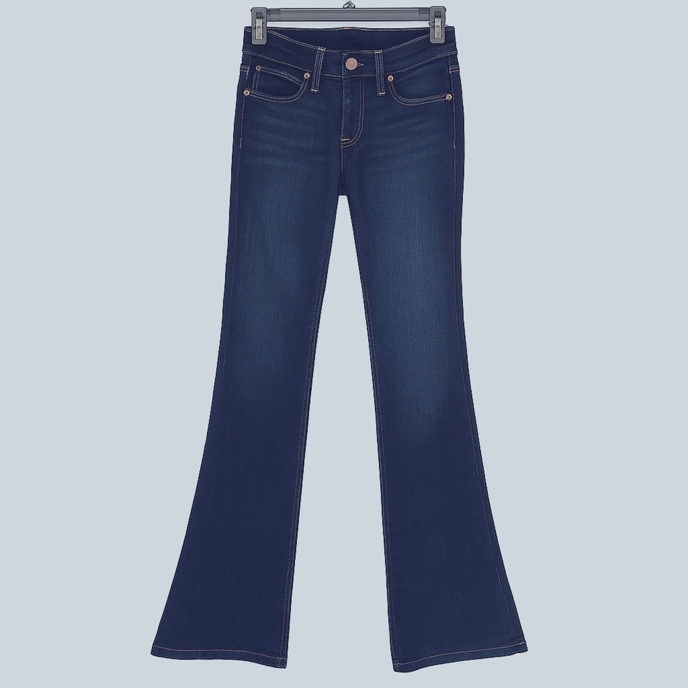 7 For All Mankind Slim Trouser Jean 24 Flare Low Rise